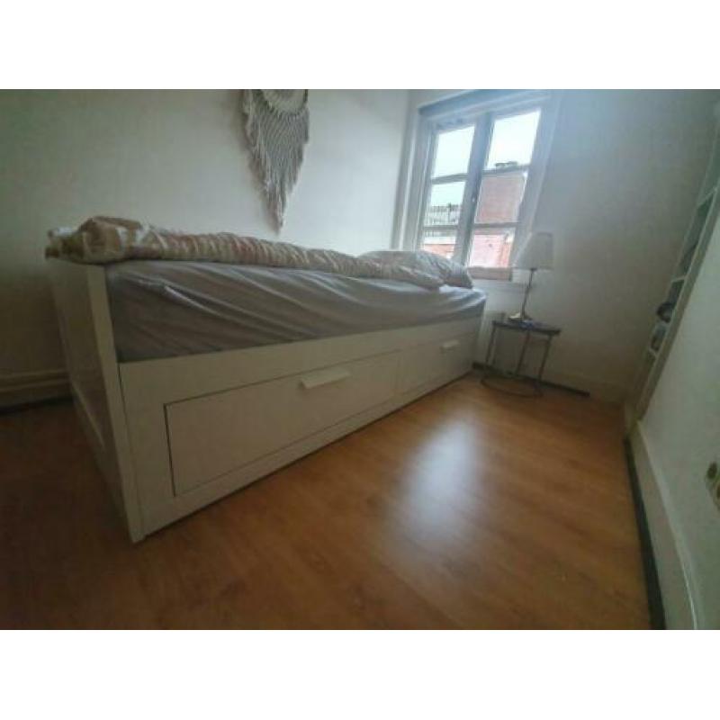 IKEA Brimnes bedbank met 2 lades
