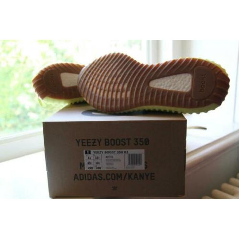 yeezy boost 350 adidas frozen yellow 45 1/3 eu kanye west lv