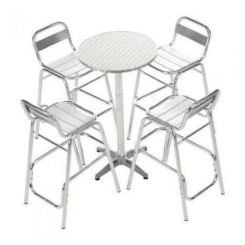 103x Aluminium barkrukken | terras barkuk | horeca kruk 114
