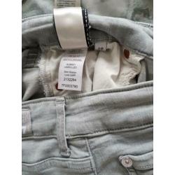 Jeans 7 for all mankind lichtgrijs maat 29 stretch