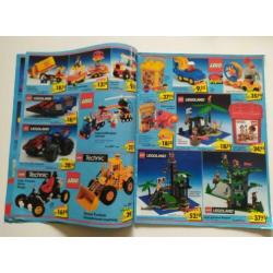 Speelgoed folder uit 1989 Legoland Mask Transformers GI Joe