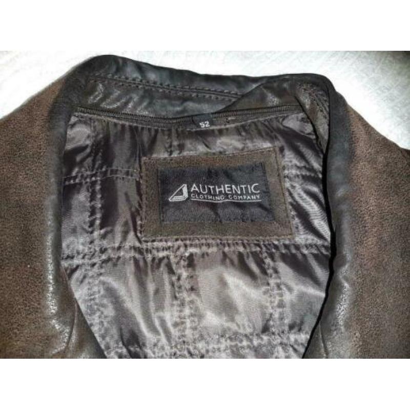 Leren jas heren maat L / XL Authentic Clothing Comp.