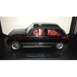 Norev schaal 1:18 Renault 5 Alpine bouwjaar 1976 zwart nieuw