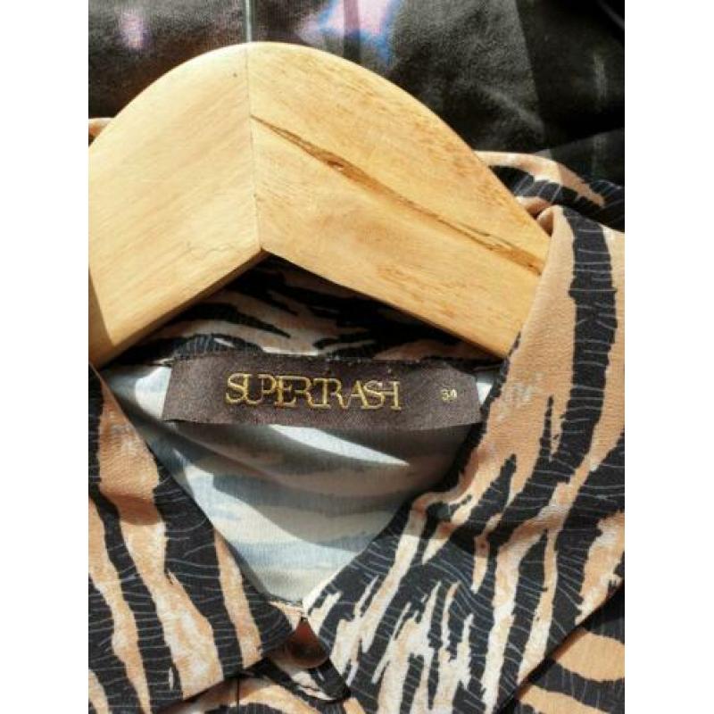 SUPERTRASH Barsy Tiger blouse xs