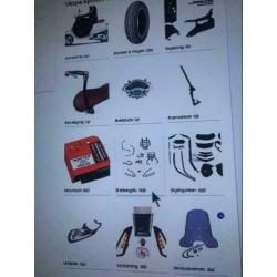 Piaggio Vespa Sprint / Primavera zadel ZGAN ORIGINEEL 5x
