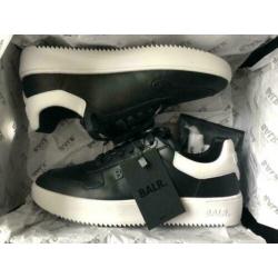 NIEUW Balr Leather Clean Logo Clean Sneakers Maat 42 Zwart