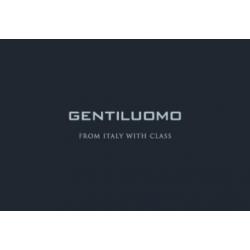 Gentiluomo overhemd. Kleur Blauw. Maat 38. Slim Fit.