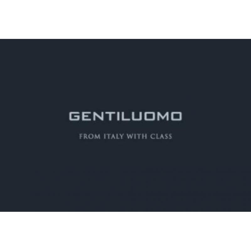 Gentiluomo overhemd. Kleur Blauw. Maat 38. Slim Fit.