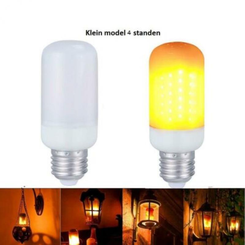 Klein model led vuurlamp (met net echt vuur) nr 6