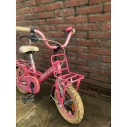 Loekie prinses meisjes fiets 12 inch
