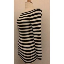 Nikkie gestreepte top trui shirt mt 36