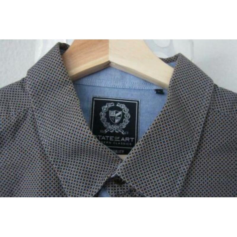 State of art blouse overhemd patronen regular fit xl