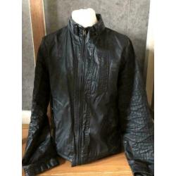 fantastisch mooie orginele zwarte pall mall jas maat XL PME