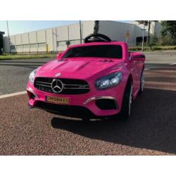 Mercedes SL63 AMG roze 12v Afstandsbediening / vering NIEUW!