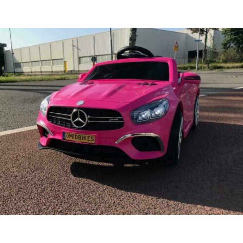 Mercedes SL63 AMG roze 12v Afstandsbediening / vering NIEUW!