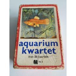 oud Jumbo aquariumkwartet met 36 kaarten, no. 2