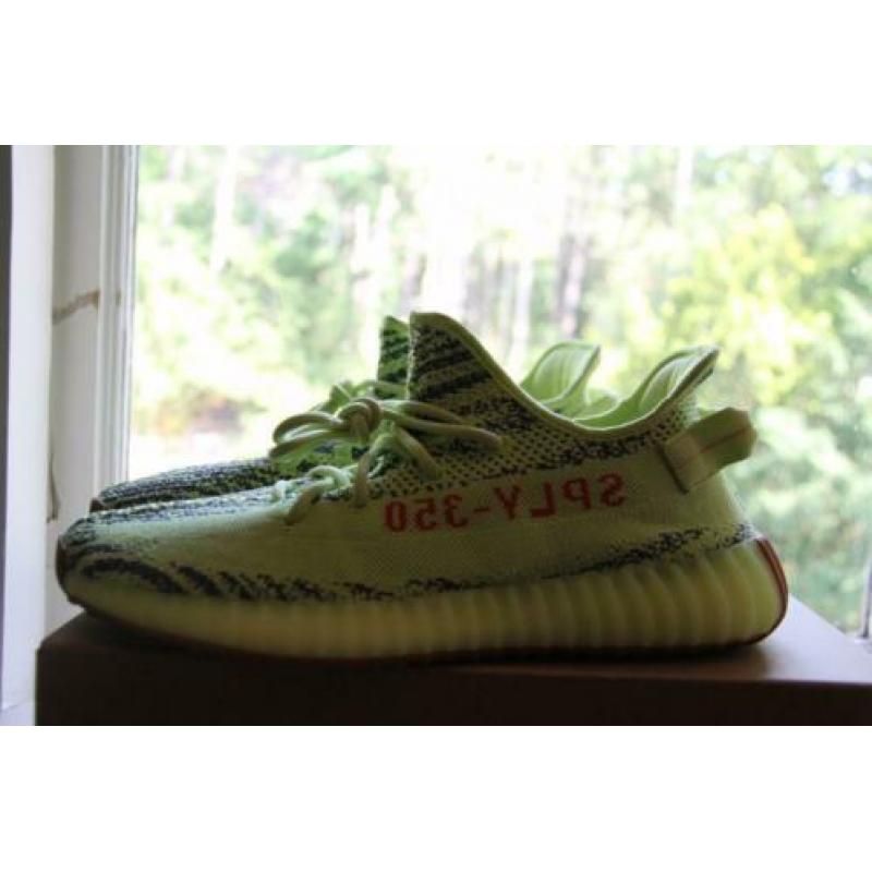yeezy boost 350 adidas frozen yellow 45 1/3 eu kanye west lv