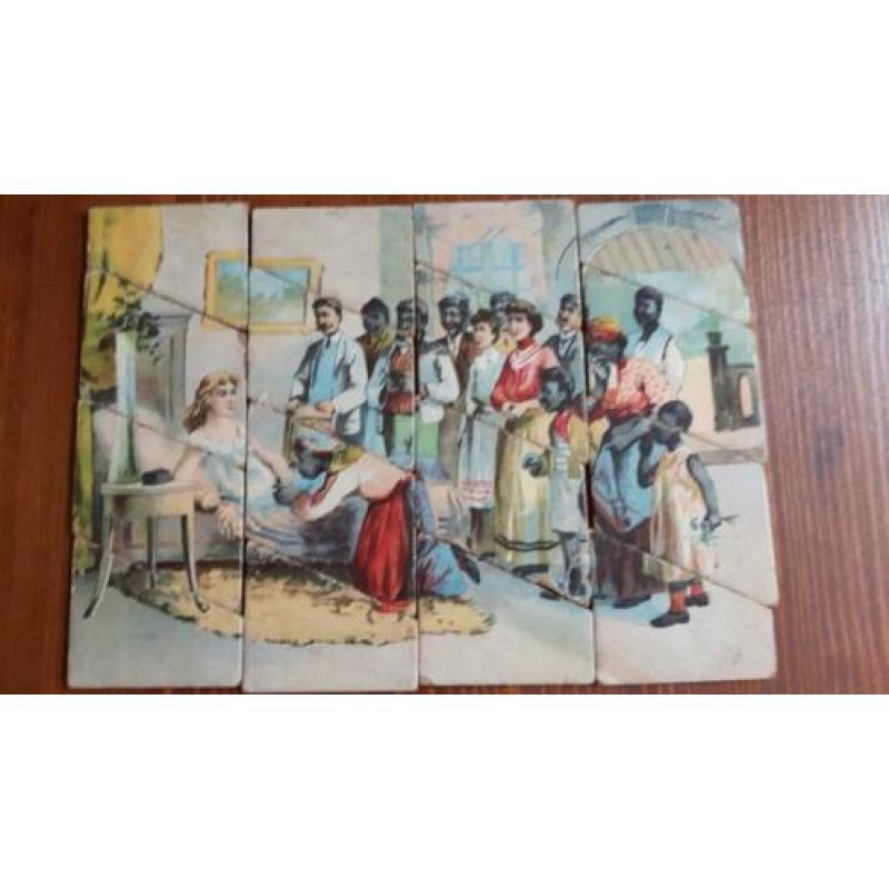antieke puzzels 100 jaar oud