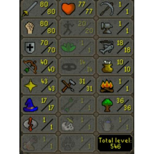 OSRS Accounts Samen voor maar €15