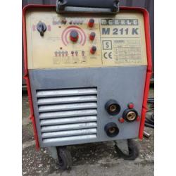Merkle M211 K Mig mag lasapparaat op 400 volt en 230 volt