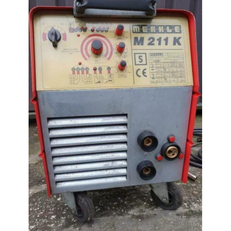 Merkle M211 K Mig mag lasapparaat op 400 volt en 230 volt