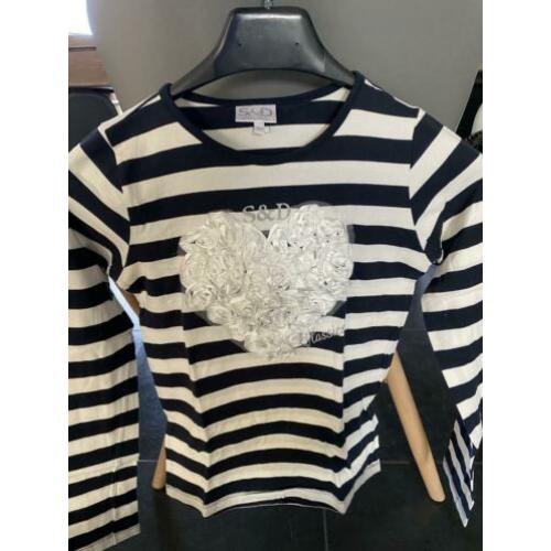 Geisha shirts met lange mouwen maat 164