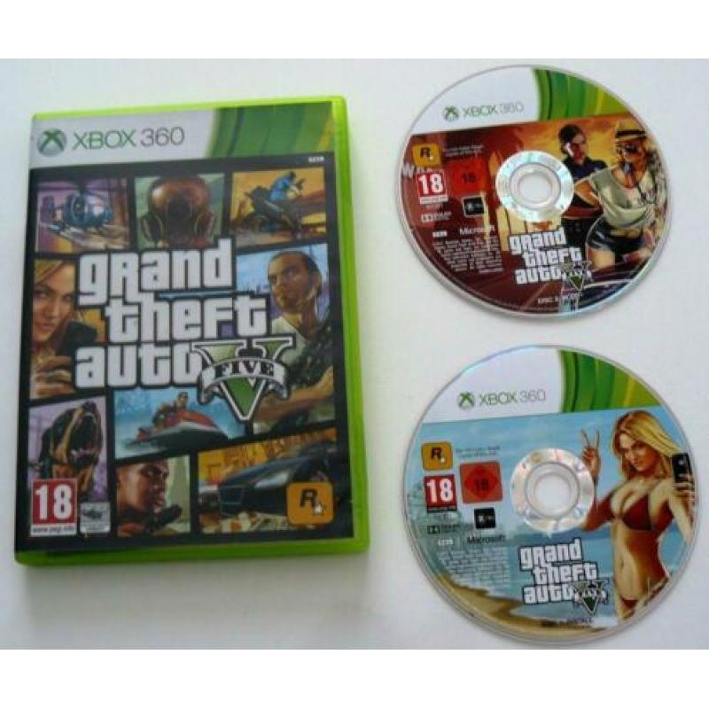 XBox 360 GTA Five (GTA V) (GTA 5) ~ Game 2 Disc