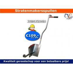 Kant afrijlat - bandenmaatje hoogte instelbaar 20cm breed