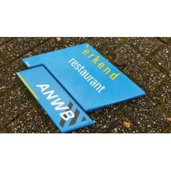 ANWB restaurant bord