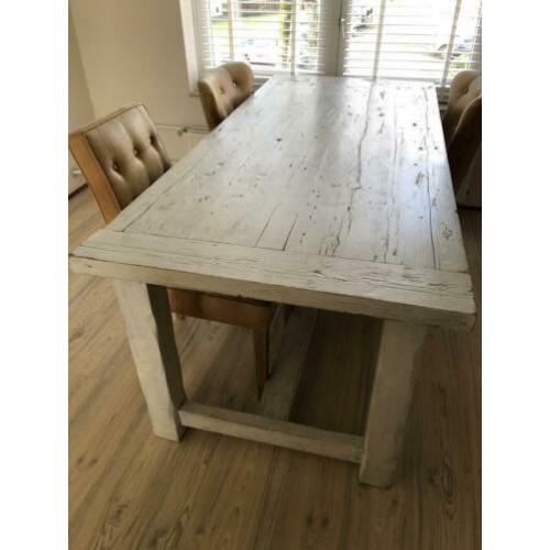 Oude houten tafel