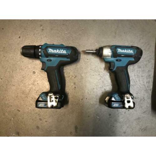 Makita boormachine set + decoupeerzaag