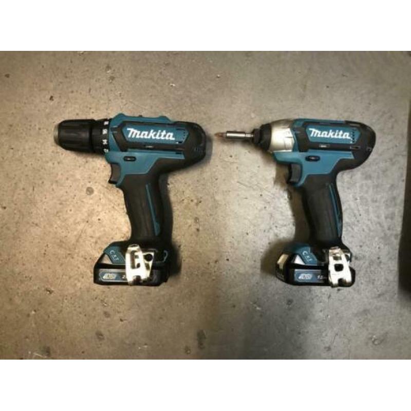 Makita boormachine set + decoupeerzaag