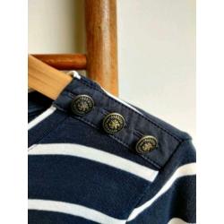 Gestreept Tommy Hilfiger shirt, blauw met wit,