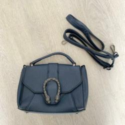 Donkerblauwe crossbody tas