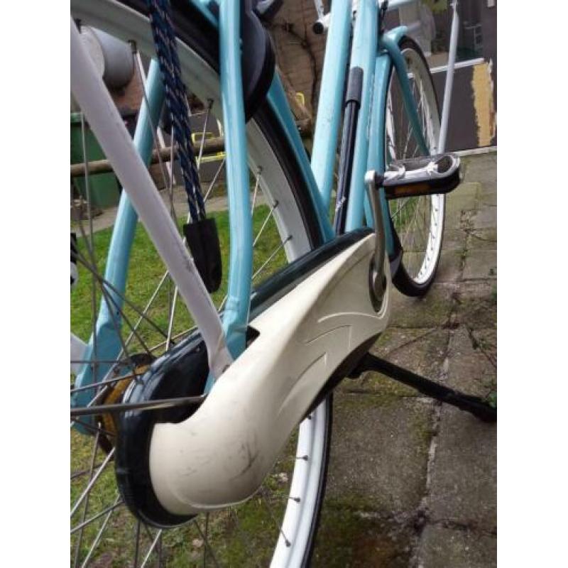 IJsblauwe Sparta Pick-Up damesfiets