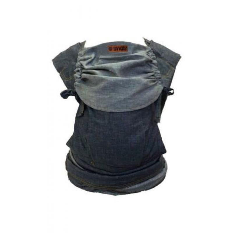 By Kai, Mei Tai, denim kleur draagdoek.