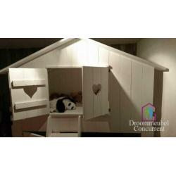GRATIS MONTAGE! Bedhuisje Boomhut bed Steigerhout Superstar