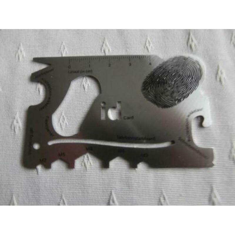 Multitool gereedschap lineaal flessenopener schroevedraaier