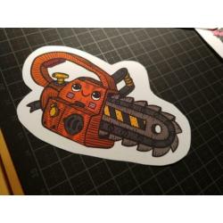 Handmade stickers, door lokale artiest Kawaii, humor, love.