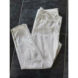Witte skinny broek van H&M maat XL