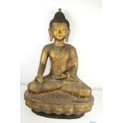 Groot beeld boeddha beeld brons Nepal ( 66cm )