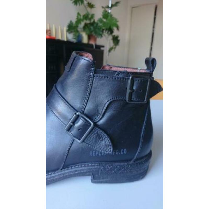 Replay biker boots mt. 43 zo goed als nieuw