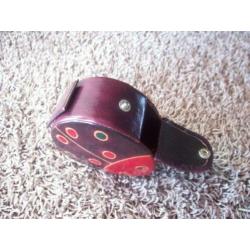Vintage Spaarpot lieveheersbeestje