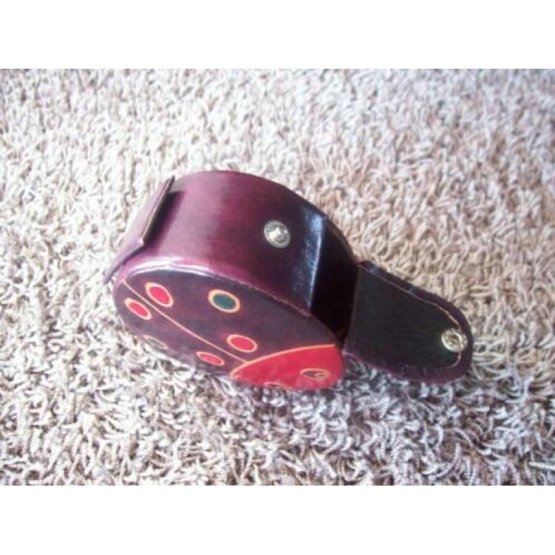 Vintage Spaarpot lieveheersbeestje
