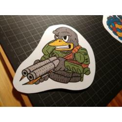 Handmade stickers, door lokale artiest Kawaii, humor, love.