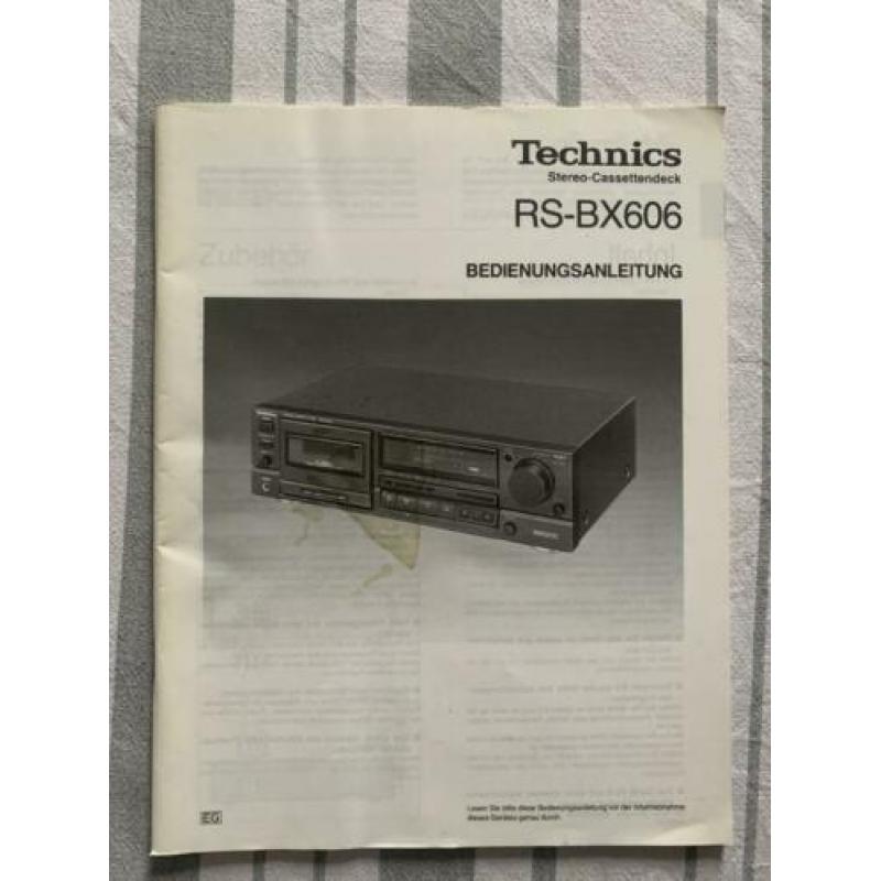 Te koop Vintage Technics cassettedeck RS-BX606