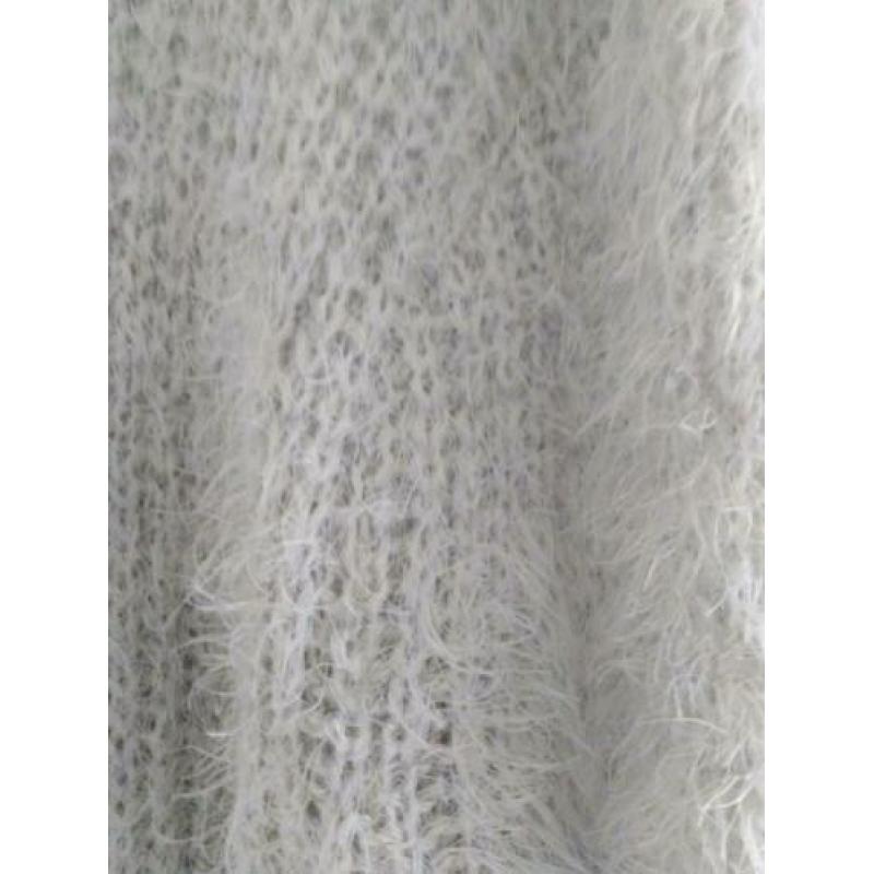 Nieuw heerlijke fluffy trui zachtgrijs zeva Mt M