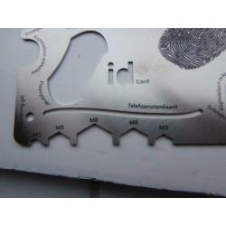 Multitool gereedschap lineaal flessenopener schroevedraaier