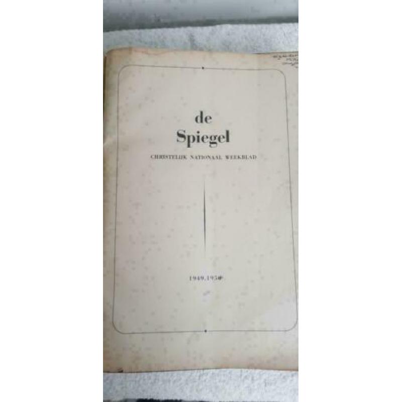 DE SPIEGEL 1 jaargang ingebonden 01-10-1949 t/m 30-09-1950