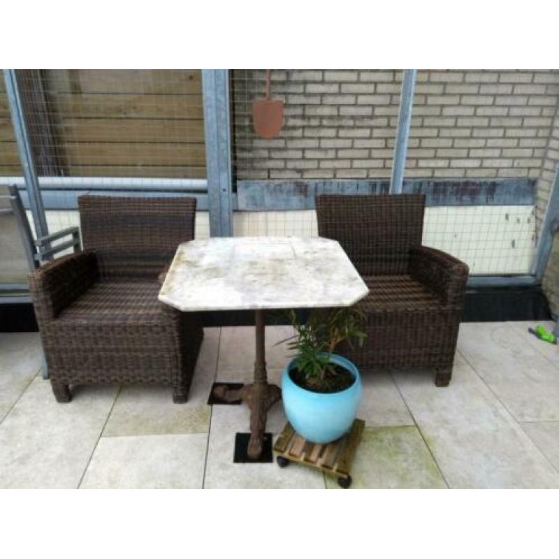 Tafel marmer rond en vierkant